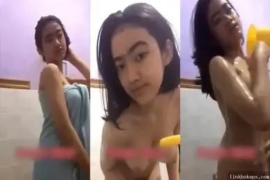 Syakirah Mandi Bugil Terbaru Memek Licin Kelihatan Jelas